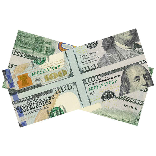 $100 Mis-Made Bills for Magic Tricks