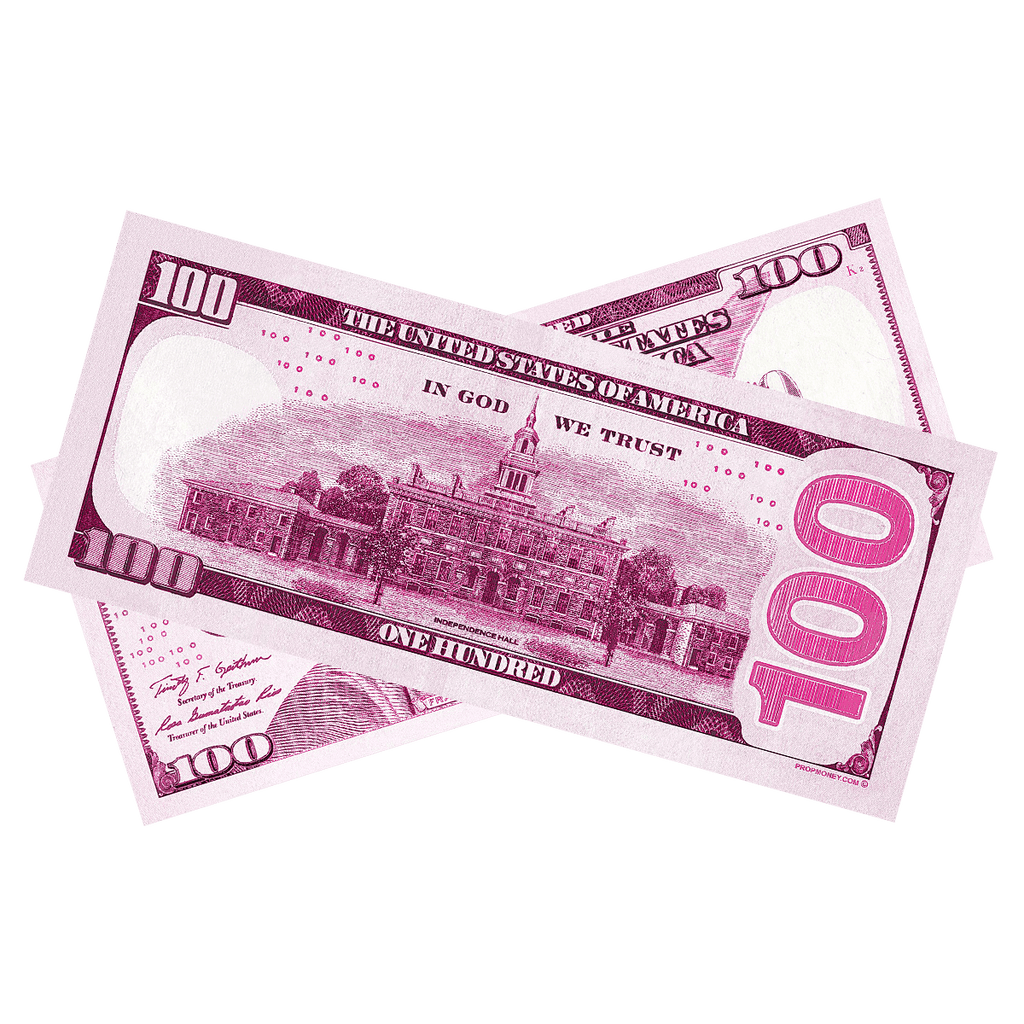 100x $100 New Series Pink Bills