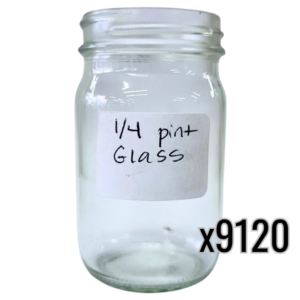 1/4 Pint Glass Jars - 4 1/4 oz