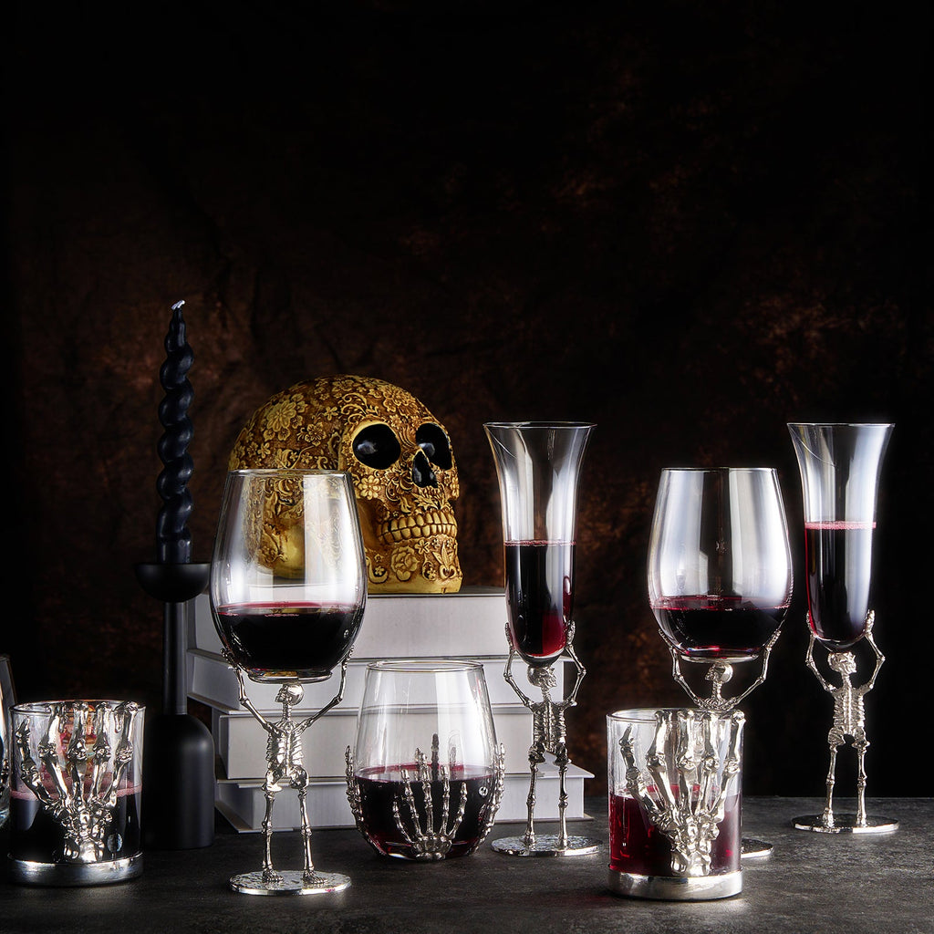 Skeleton Whiskey Glass Tumbler | Single | 10oz