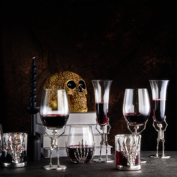 Skeleton Whiskey Glass Tumbler | Single | 10oz