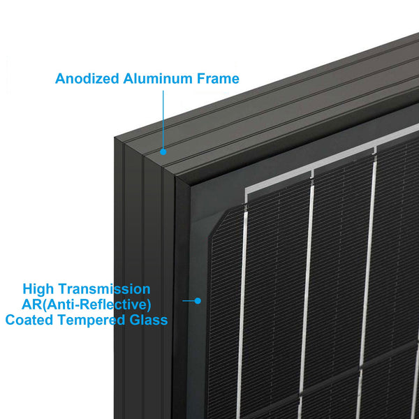 ACOPOWER 100 Watts Monocrystalline Solar Panel by ACOPOWER