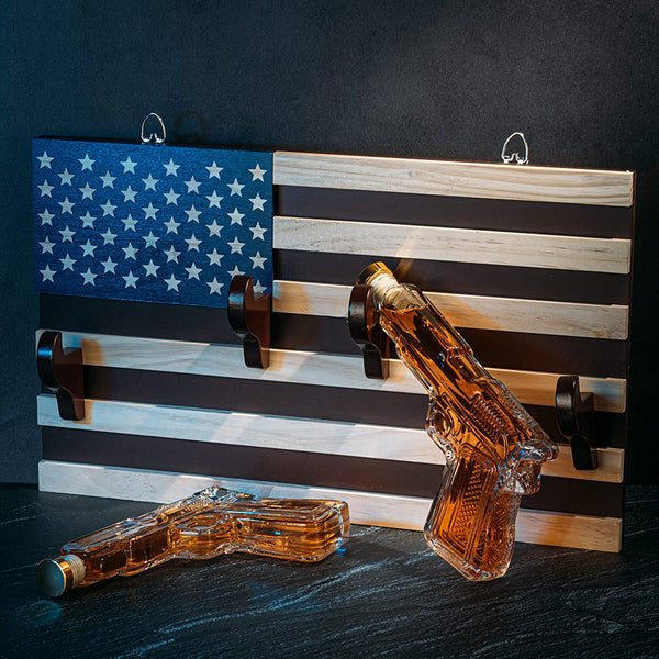 Pistol Whiskey Decanter Set of 2 300ml