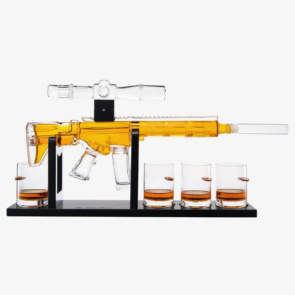 Whiskey Decanter Set - AR Limited Edition - 800 ml & 4 12oz