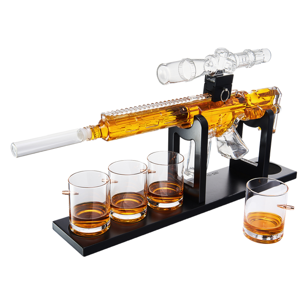 Whiskey Decanter Set - AR Limited Edition - 800 ml & 4 12oz