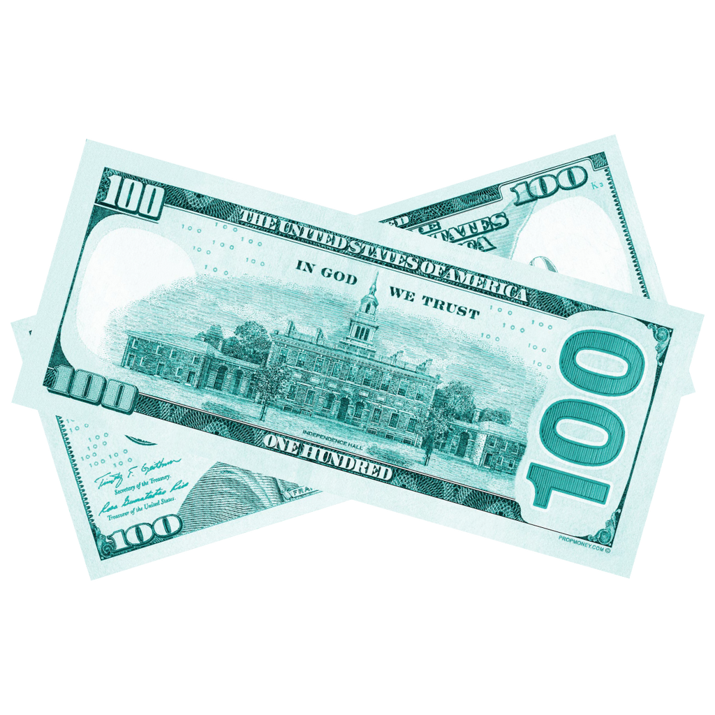 100x $100 New Series Turquoise Bills