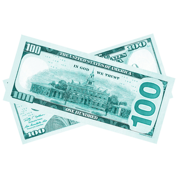 100x $100 New Series Turquoise Bills