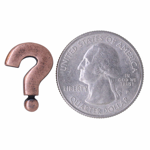 Question Mark Copper Lapel Pin