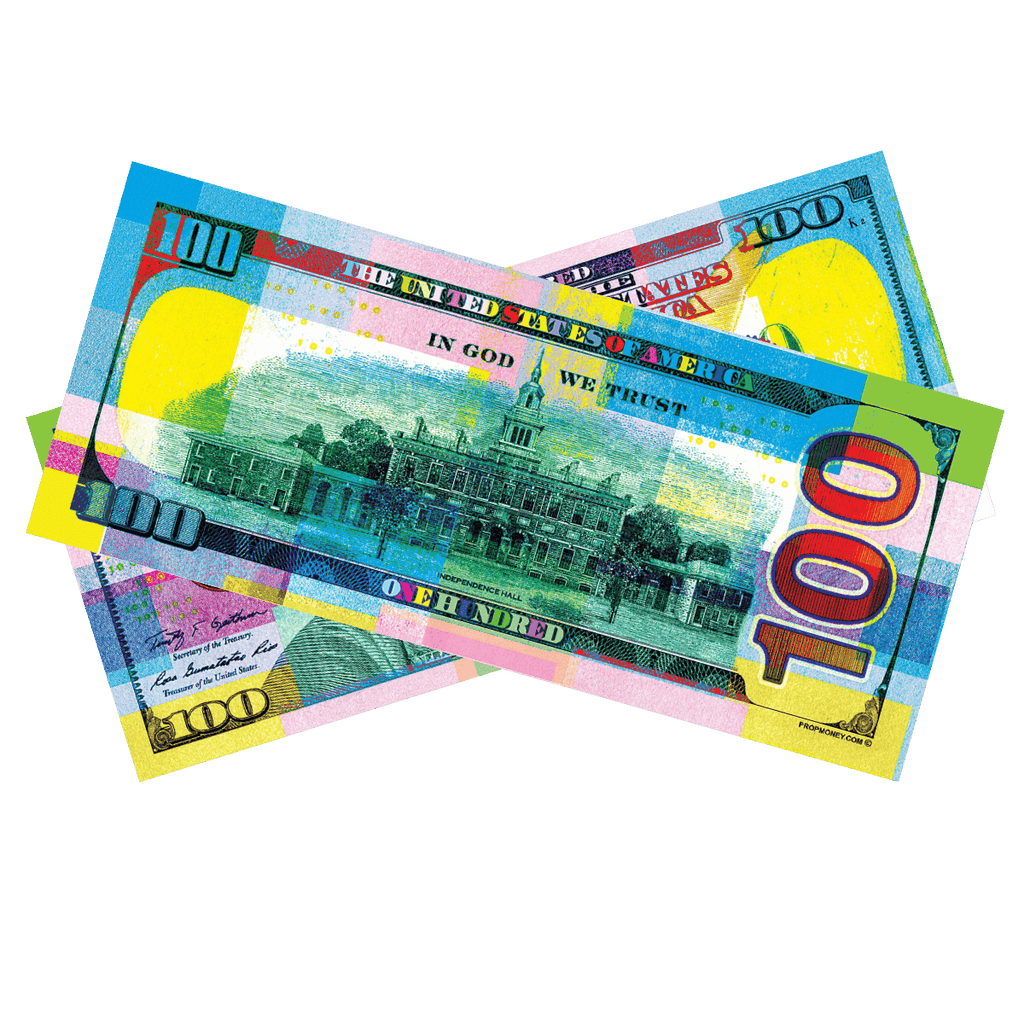 $100 Chroma Colored Bills