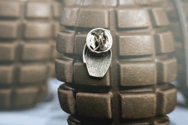 Grenade Lapel Pin