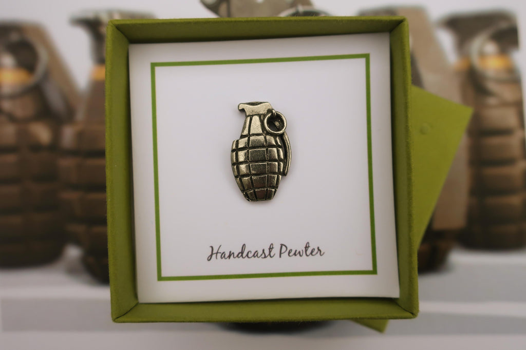 Grenade Lapel Pin