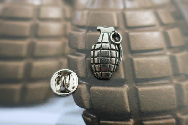 Grenade Lapel Pin