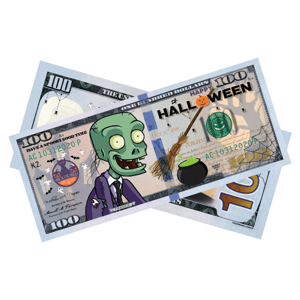 $100 Halloween Frankie Bills