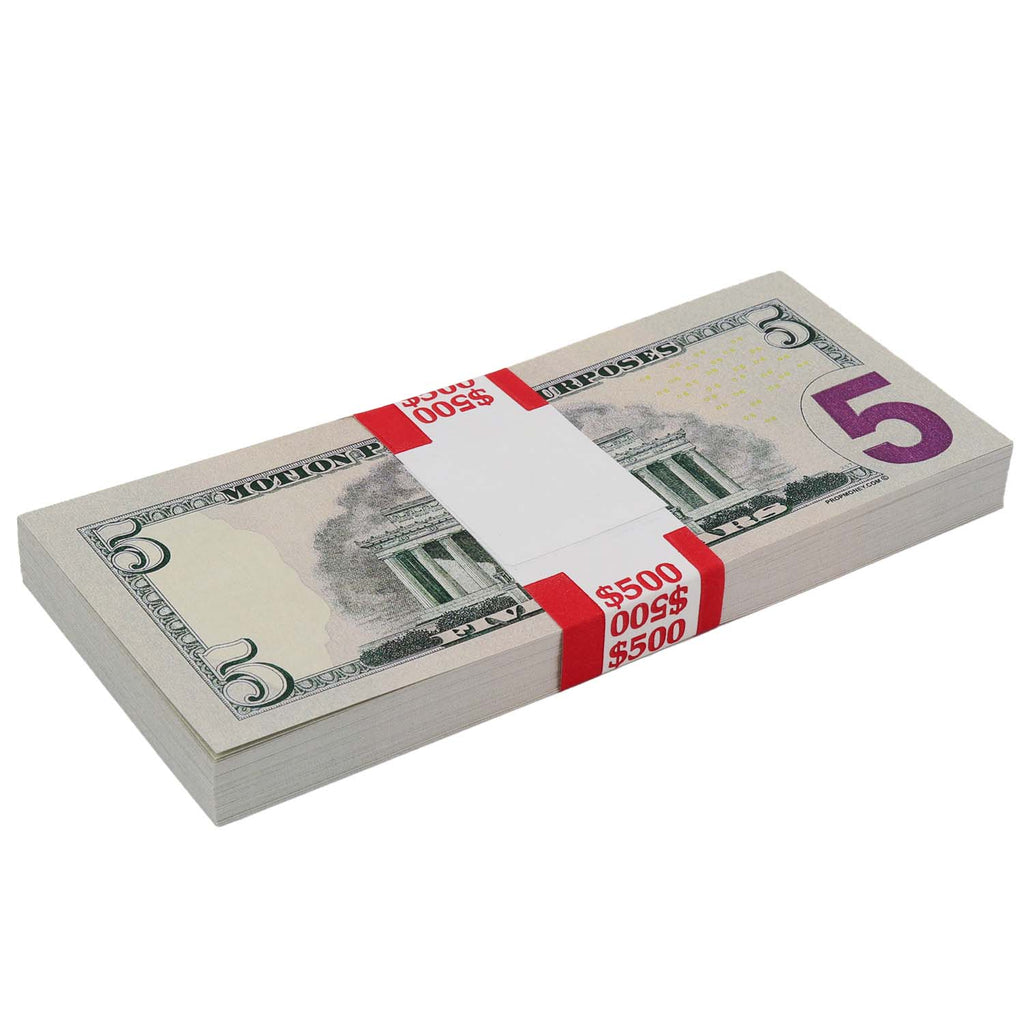 $500 Full Print New Series Stack