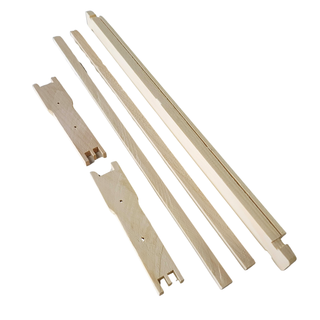 Medium 6 1/4 Inch Langstroth Frame, Wedged Top / Split Bottom with Holes