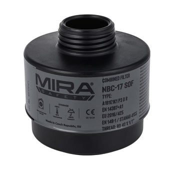 Lightweight CBRN Gas Mask Filter - NBC-17 SOF 40mm NATO Filter - 10 Year Shelf Life