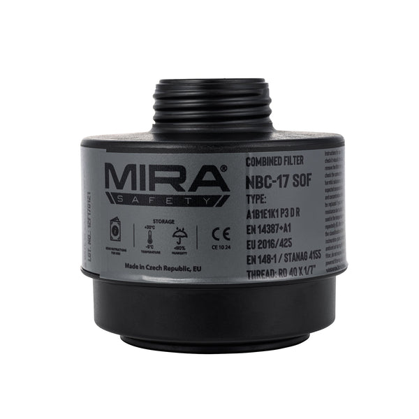 Lightweight CBRN Gas Mask Filter - NBC-17 SOF 40mm NATO Filter - 10 Year Shelf Life