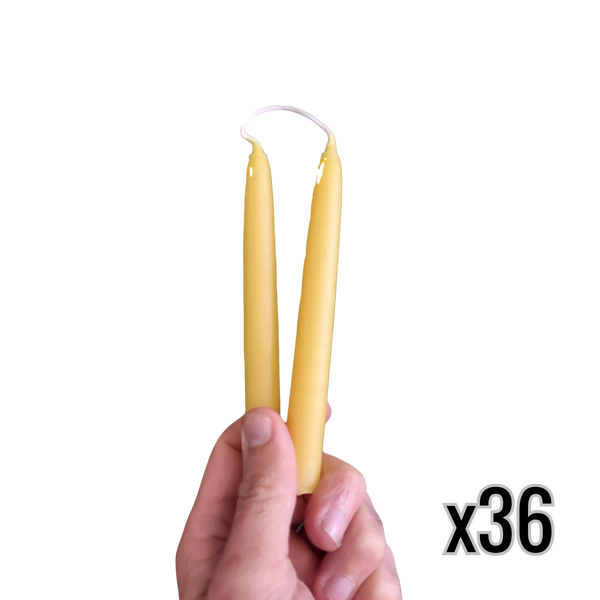 Thin Taper Beeswax Candles