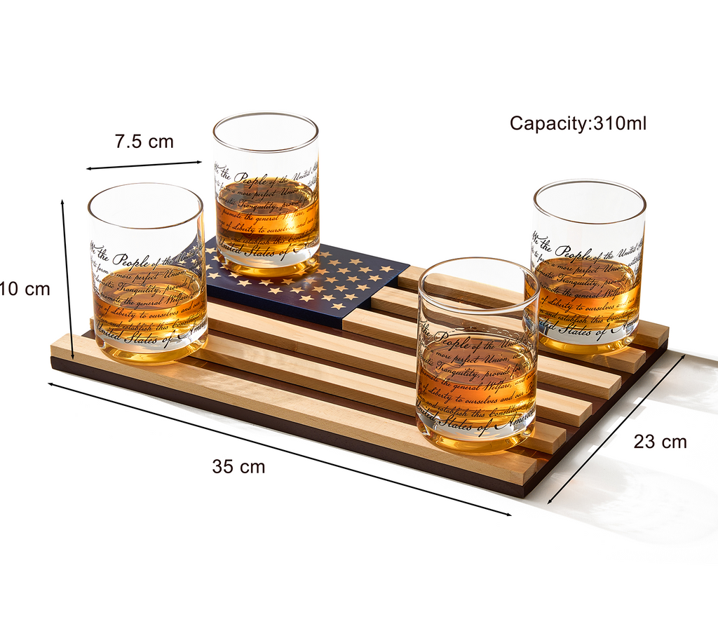 Whiskey Glasses – United States Constitution