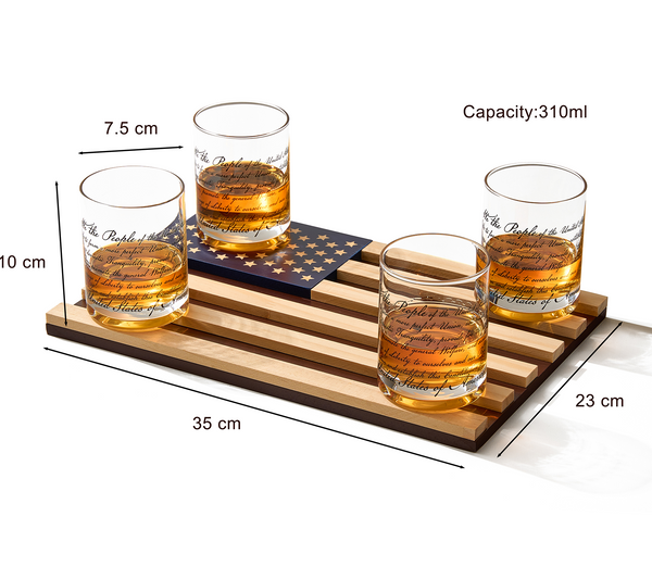 Whiskey Glasses – United States Constitution