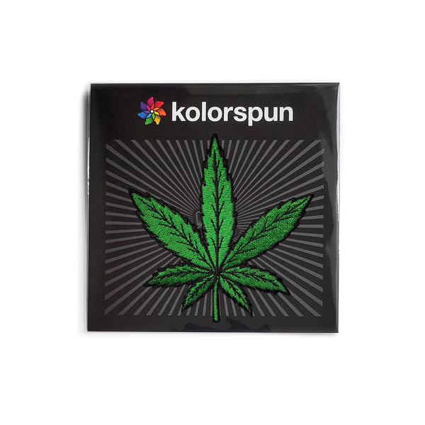 Cannabis Leaf Patch by Kolorspun