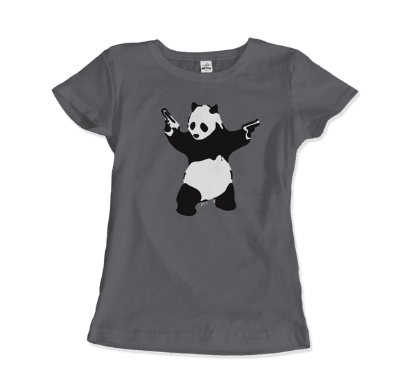 Banksy Pandamonium Armed Panda Artwork T-Shirt by Art-O-Rama Shop
