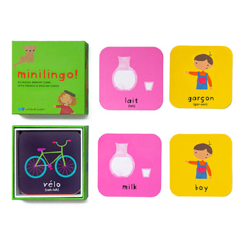 Minilingo, English/French Flashcards by Worldwide Buddies