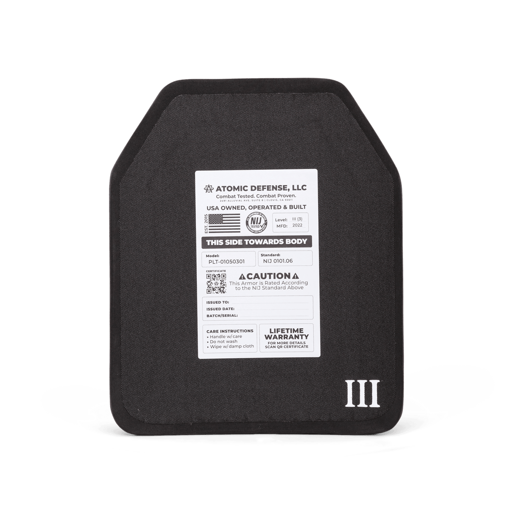 Bulletproof Backpack Insert | Level 3A, 3 and 4 Options - Proud Libertarian - Atomic Defense