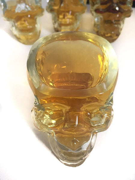Monkey and Heroes Extra Large Skull Shot Glasses Set of 4