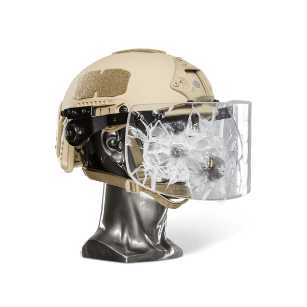 Texas IIIA+ Ballistic Face Shield | Fits All Helmets with ARC