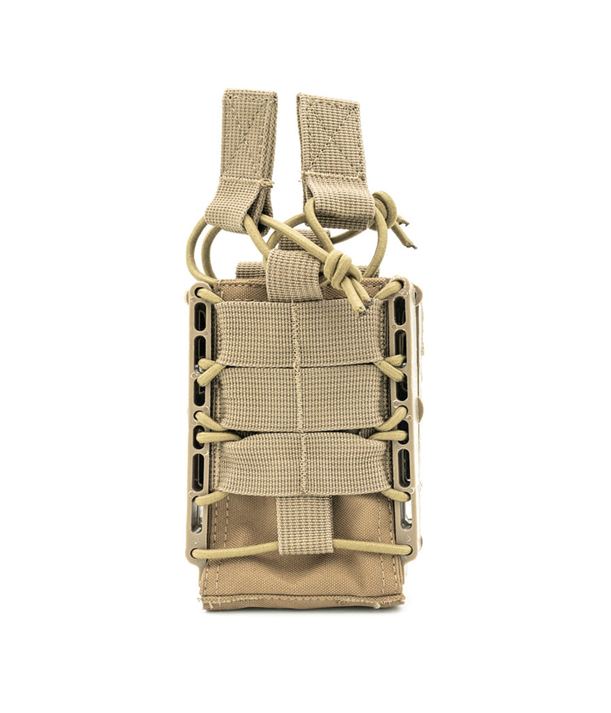 Rapid Access Double AR .223/5.56 & 7.62 Open Top Molle Mag Pouch -