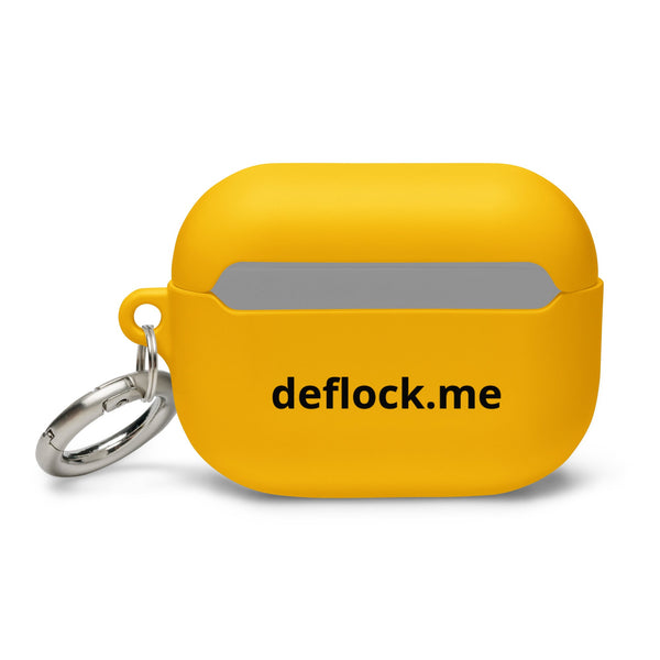 Flock around and Find out - deflock.me Rubber Case for AirPods®