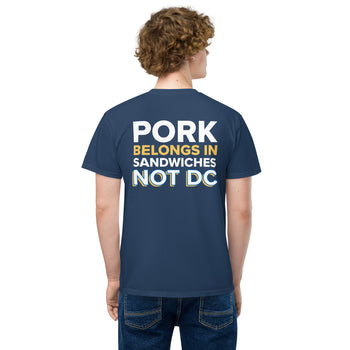 Pork Belongs in Sandwiches, Not DC pocket t-shirt