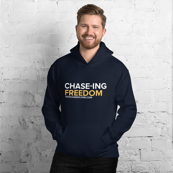 Chase-ing Liberty - Chase Oliver for President Unisex Hoodie