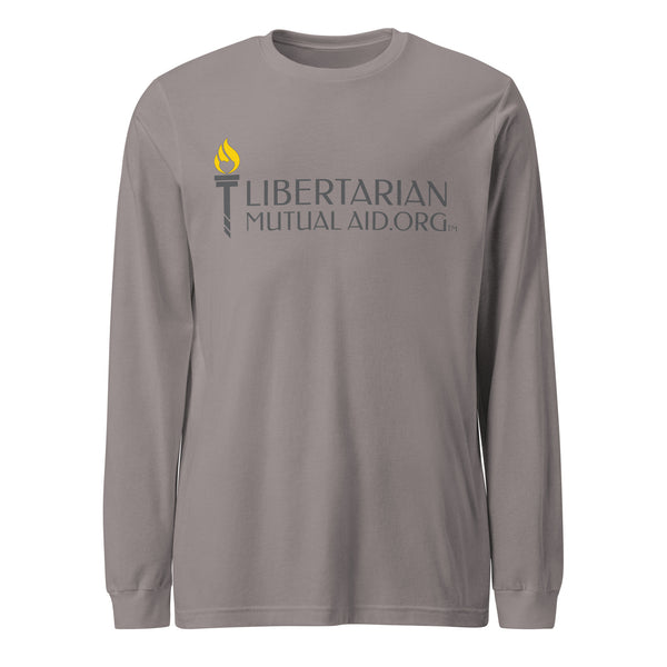 Libertarian Mutual Aid - We are not from the Government Long Sleeve Tee