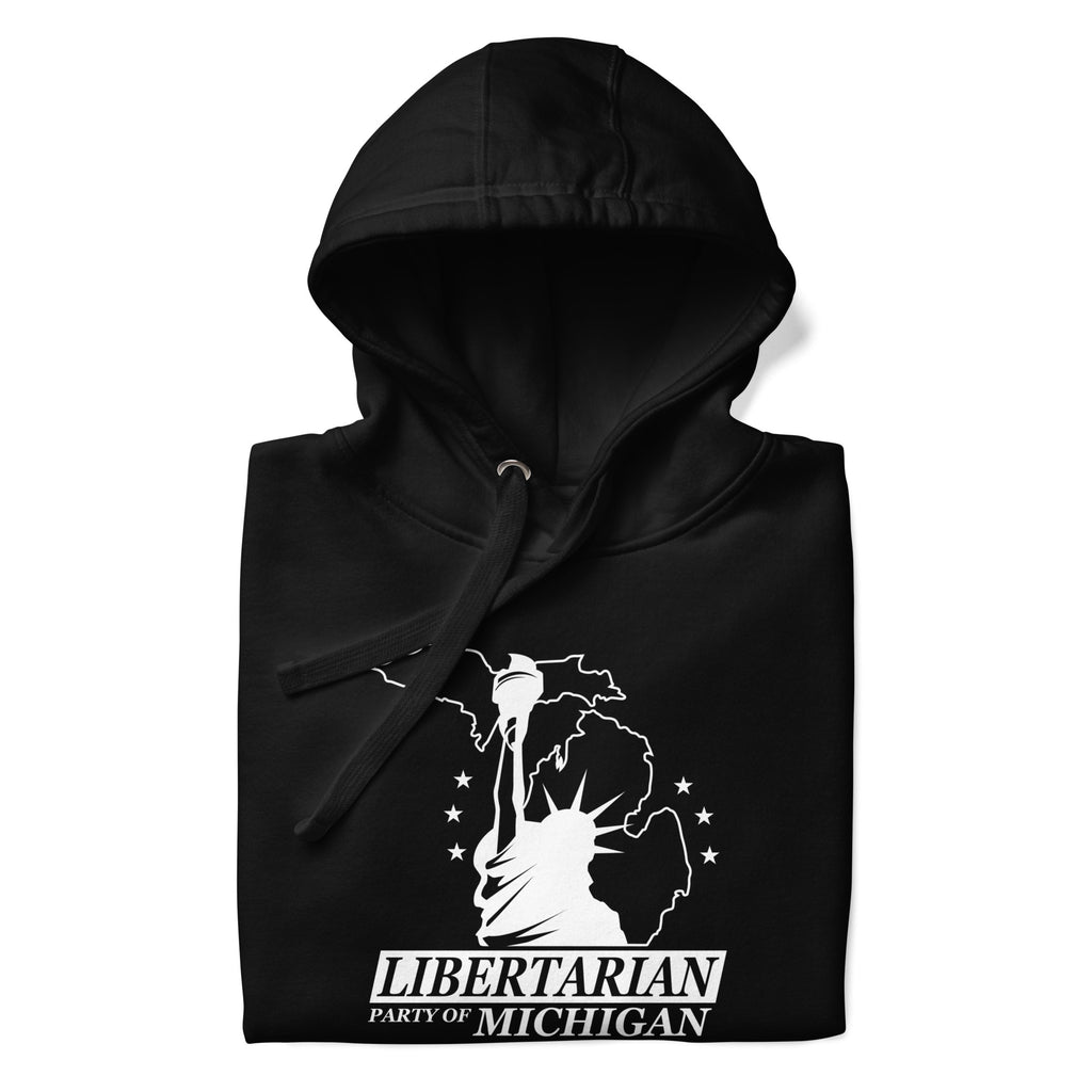 Libertarian Party of Michigan Unisex Hoodie - Proud Libertarian - Libertarian Party of Michigan