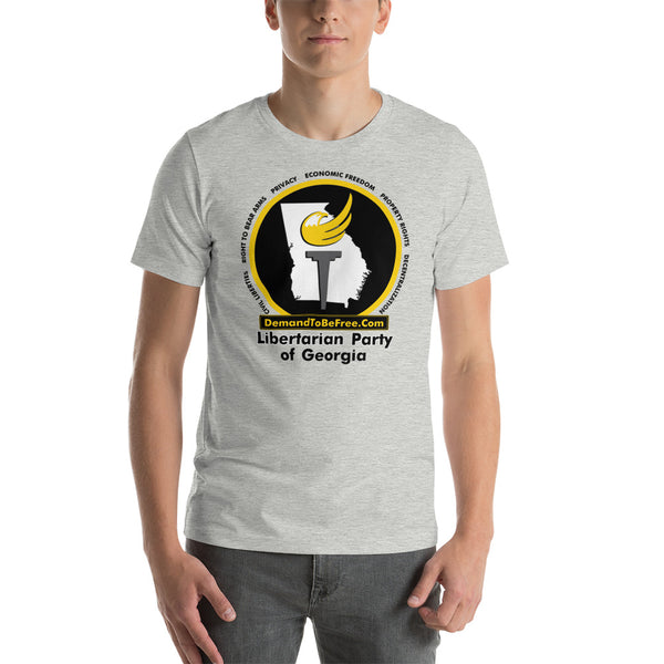 Libertarian Party of Georgia Unisex t-shirt - Proud Libertarian - Libertarian Party of Georgia