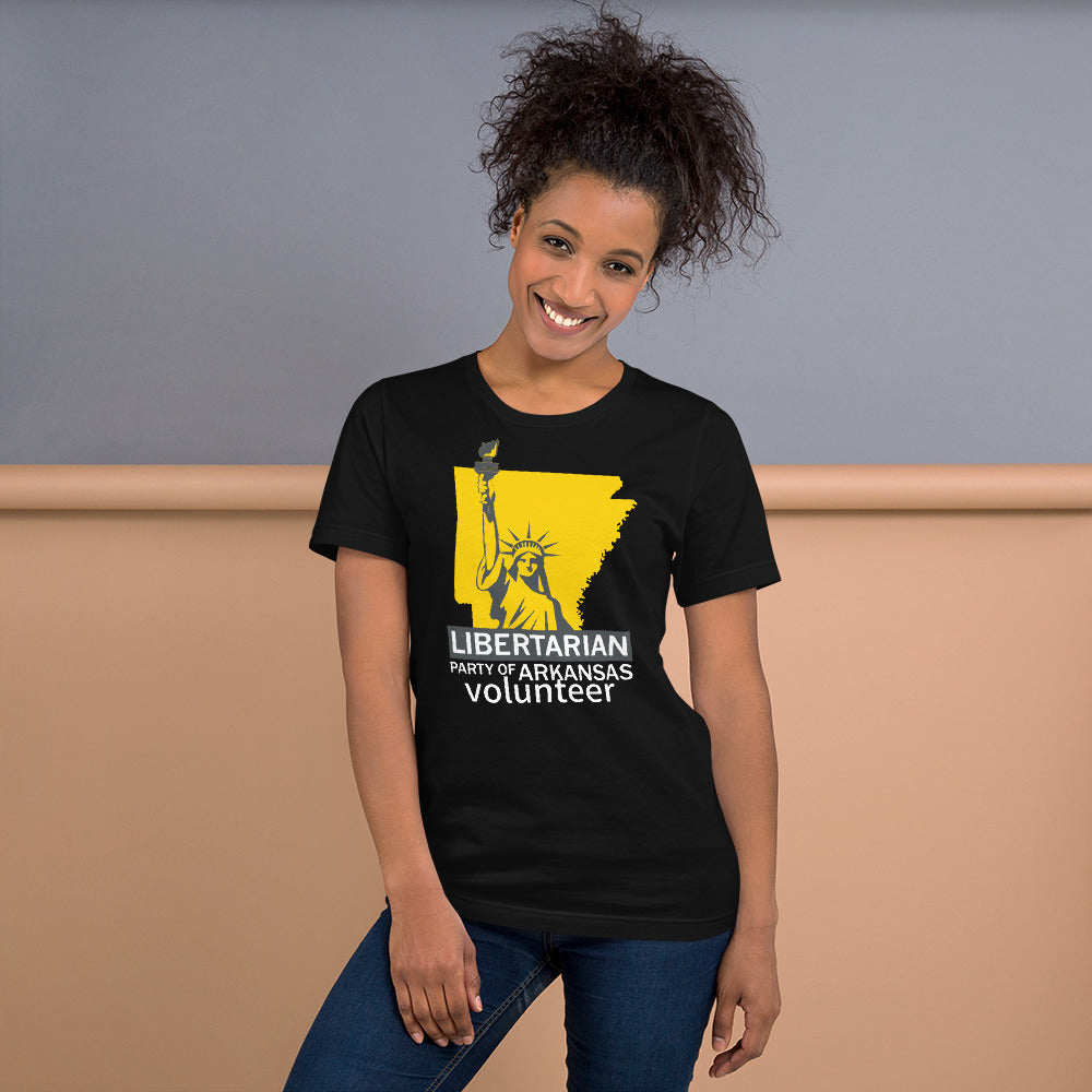 Libertarian Party of Arkansas (Volunteer) Unisex t-shirt