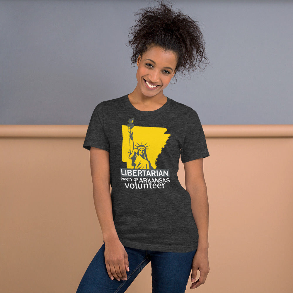 Libertarian Party of Arkansas (Volunteer) Unisex t-shirt