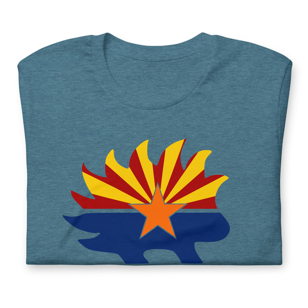 Arizona Libertarian Party Porcupine Unisex t-shirt - Proud Libertarian - Libertarian Party of Arizona