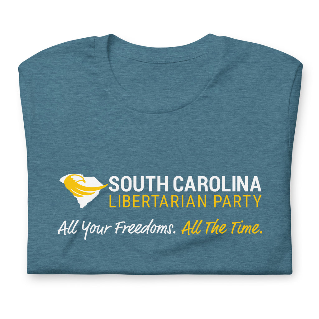 All of your Freedoms. All of the Time. SCLP t-shirt