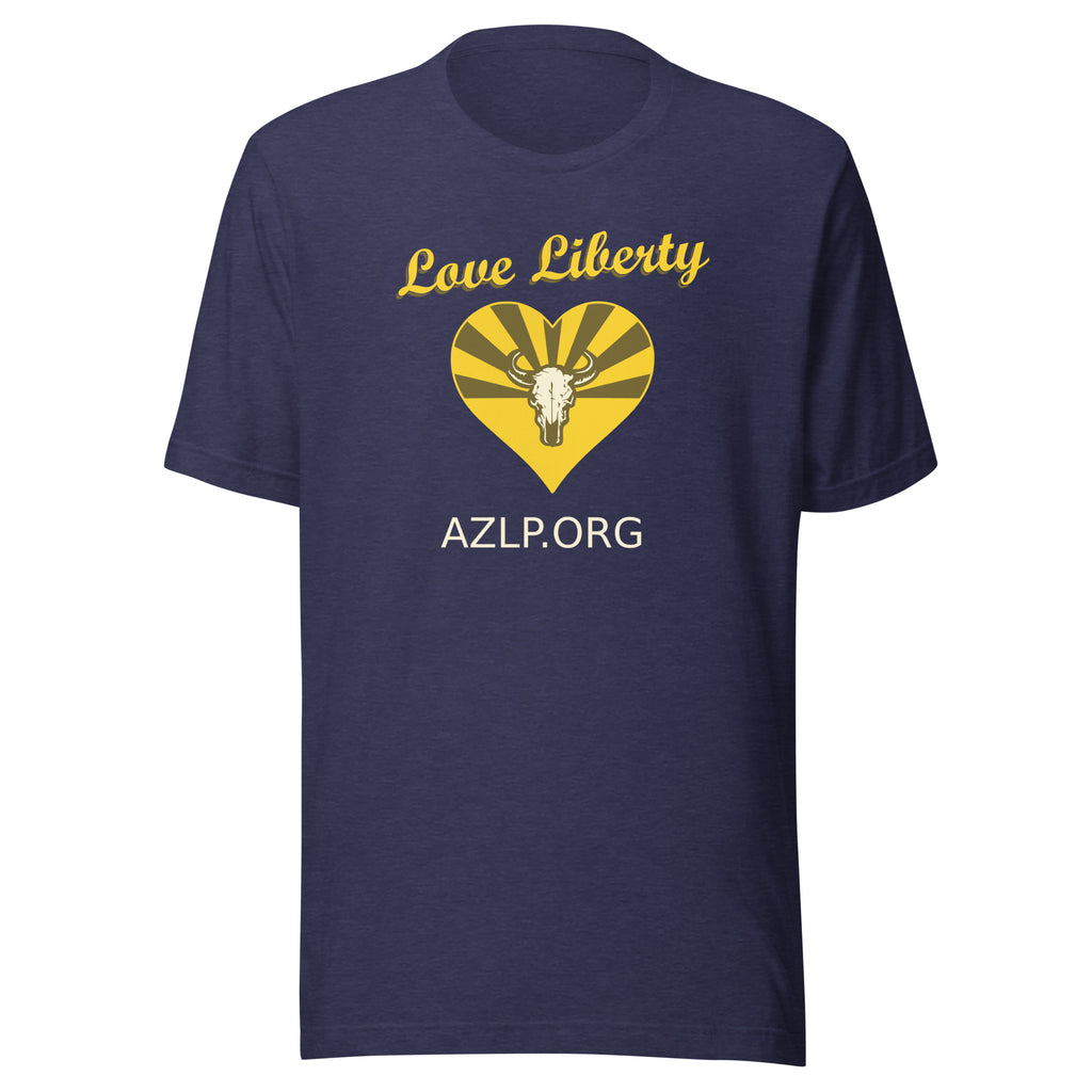 Love Liberty - Arizona Libertarian Party Unisex t-shirt