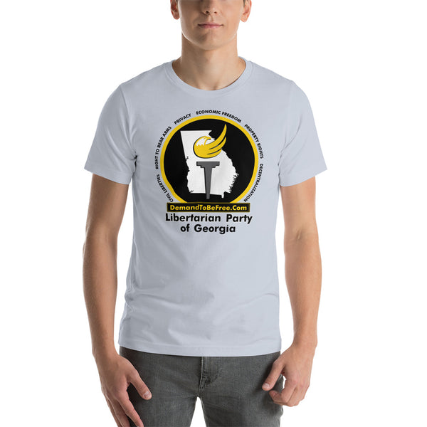 Libertarian Party of Georgia Unisex t-shirt - Proud Libertarian - Libertarian Party of Georgia