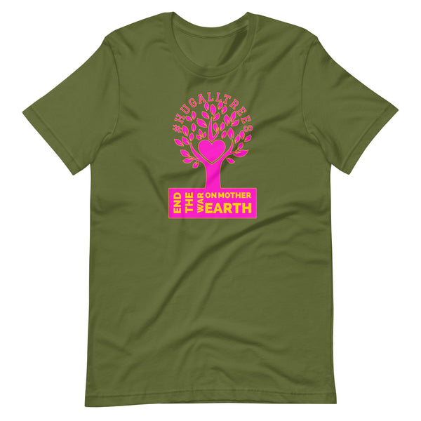 #HugAllTrees Short-Sleeve Unisex T-Shirt