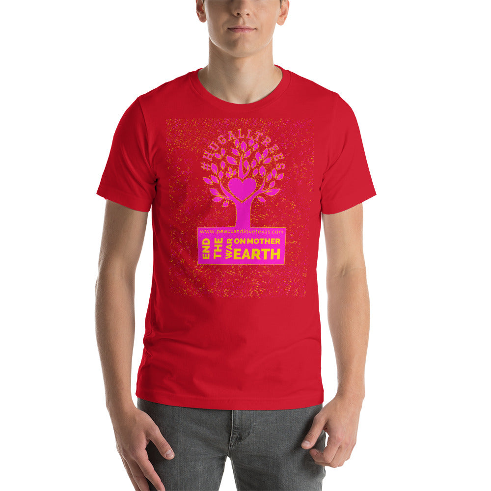 #HugAllTrees Short-Sleeve Unisex T-Shirt