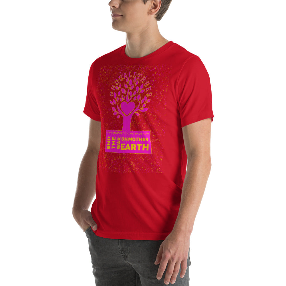 #HugAllTrees Short-Sleeve Unisex T-Shirt