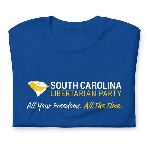 All of your Freedoms. All of the Time. SCLP t-shirt