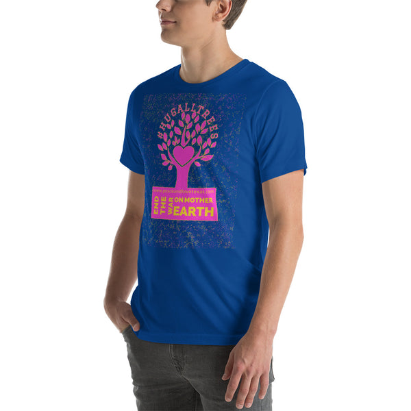 #HugAllTrees Short-Sleeve Unisex T-Shirt