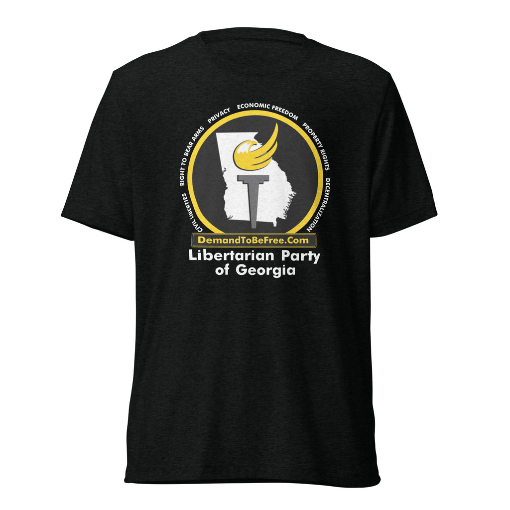 Libertarian Party of Georgia Short sleeve t-shirt - Proud Libertarian - Libertarian Party of Georgia