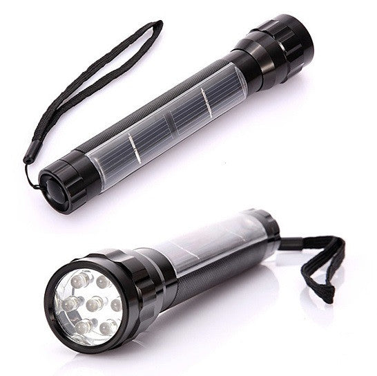 Solar LED Flash Light Never Need Batteries by VistaShops - Proud Libertarian - VistaShops
